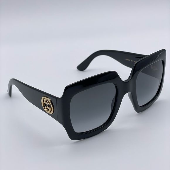 BRAND NEW GUCCI GG0053SN 001 Black/Grey Women Sunglasses main image 12
